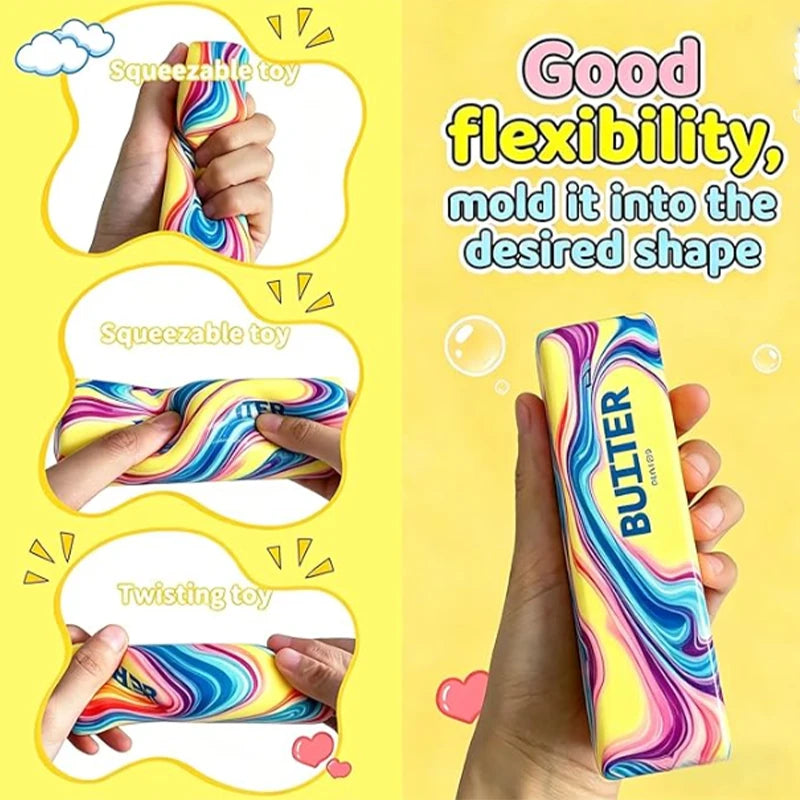 Colorful Slow Rising Squishy Butter Stick