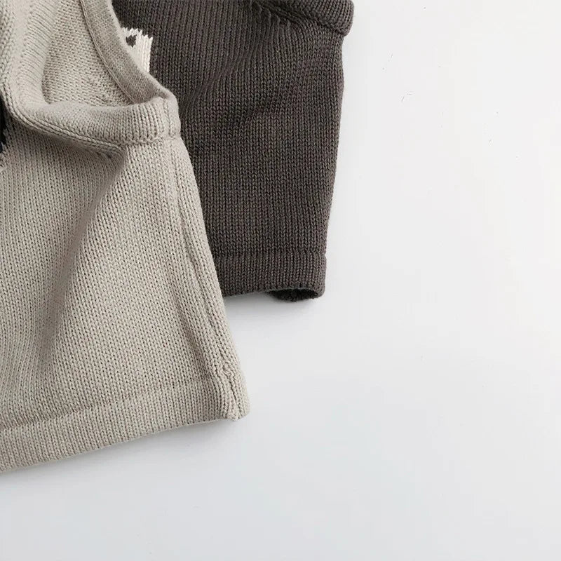 Animal Graphic Knit Sweater Vest
