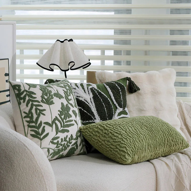 Floral Tufted Pillowcase