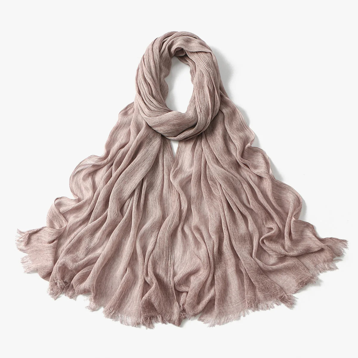 Fashion Muslim Woman Cotton Rayon Hijab Scarf Ramadan Wrinkle Headband Shawls Lady Long Wrap Islam Turban Headscarf 190*80cm
