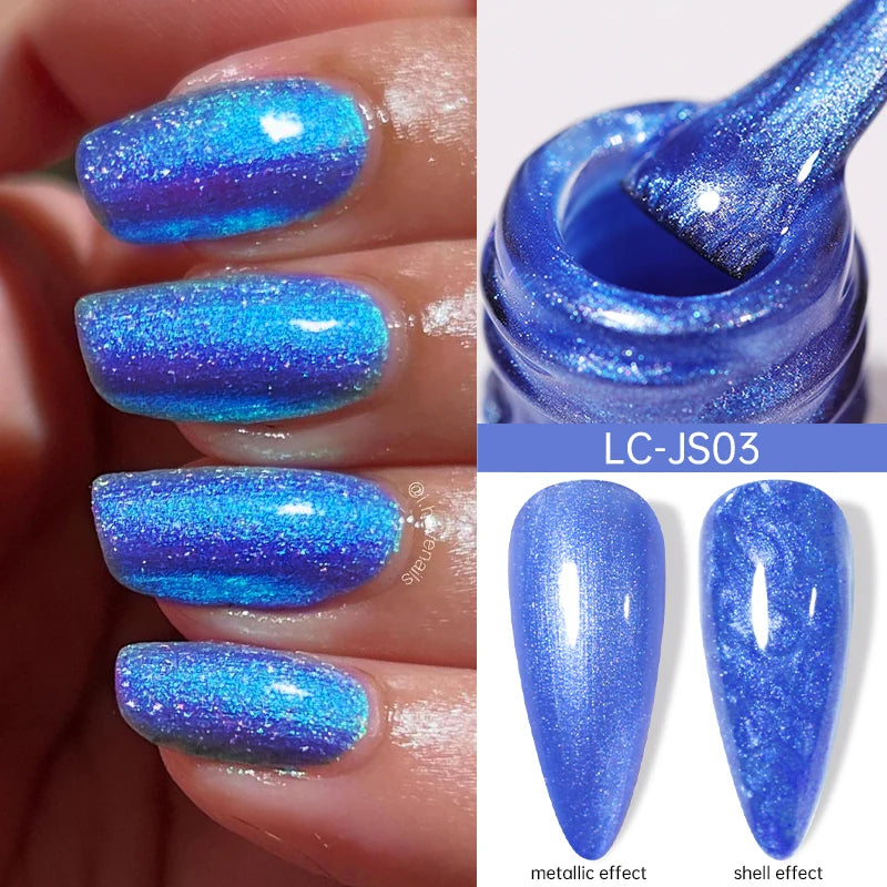LILYCUTE 8ml Pink Dried Flower Gel Nail Polish Natural Flower Fairy Nail Art Gel Soak Off UV LED Painting Varnish For Nails DIY