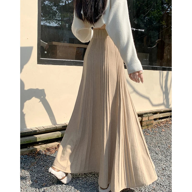 Knitted Midi Skirt