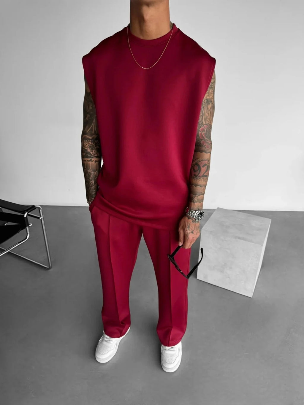 Minimalist Sleeveless Set