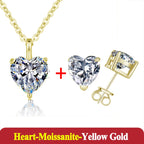 1-3ct Moissanite Diamond Jewelry Set