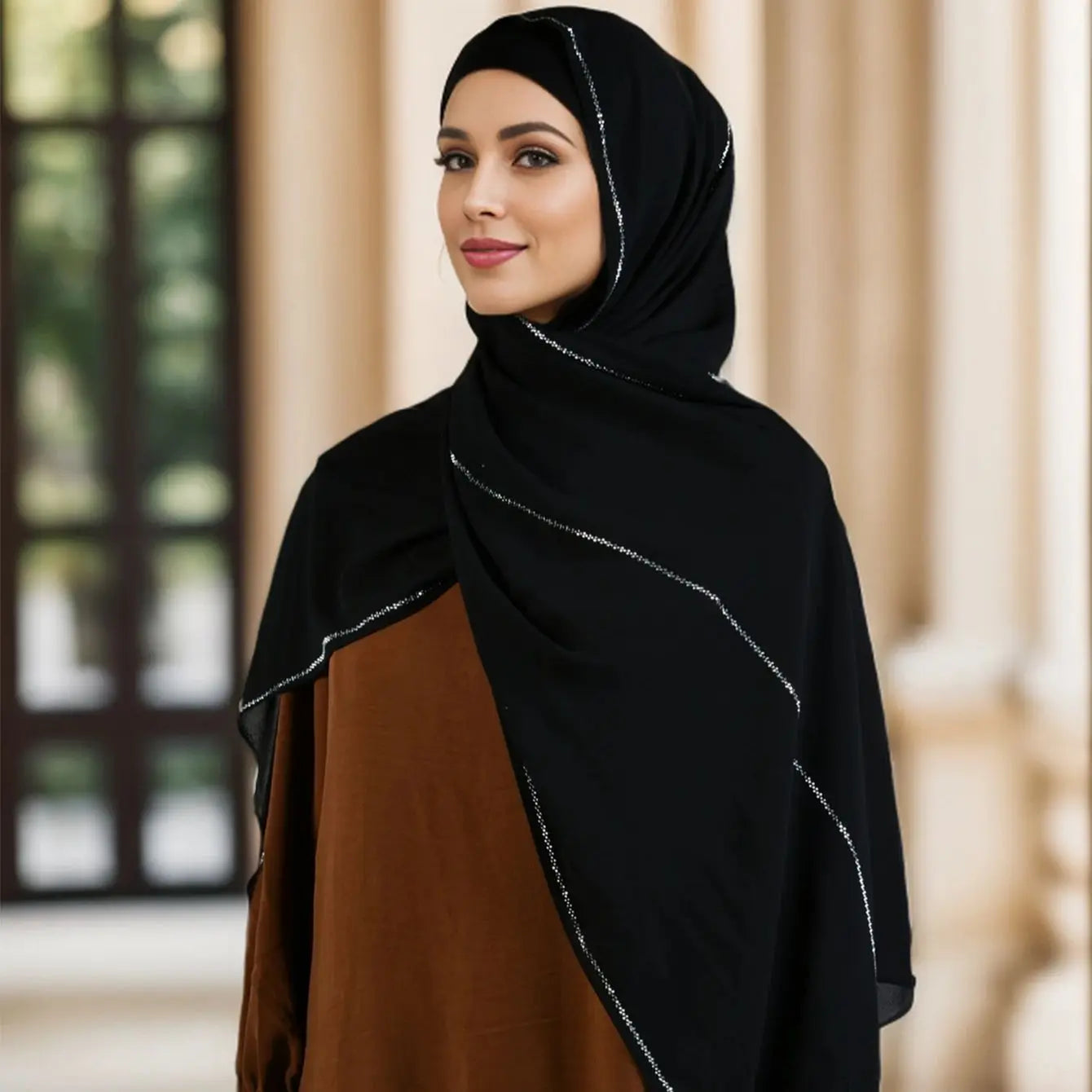 Diamond Chiffon Hijab