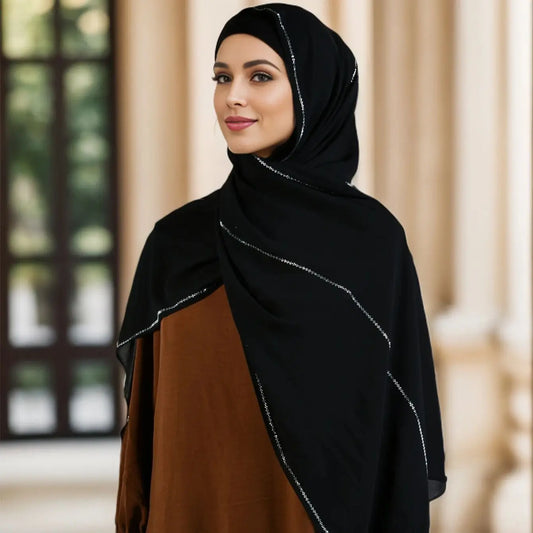 Diamond Chiffon Hijab