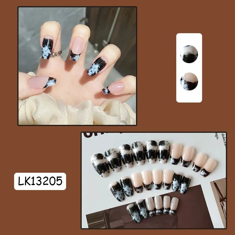 24P Rainbow Fake Nail