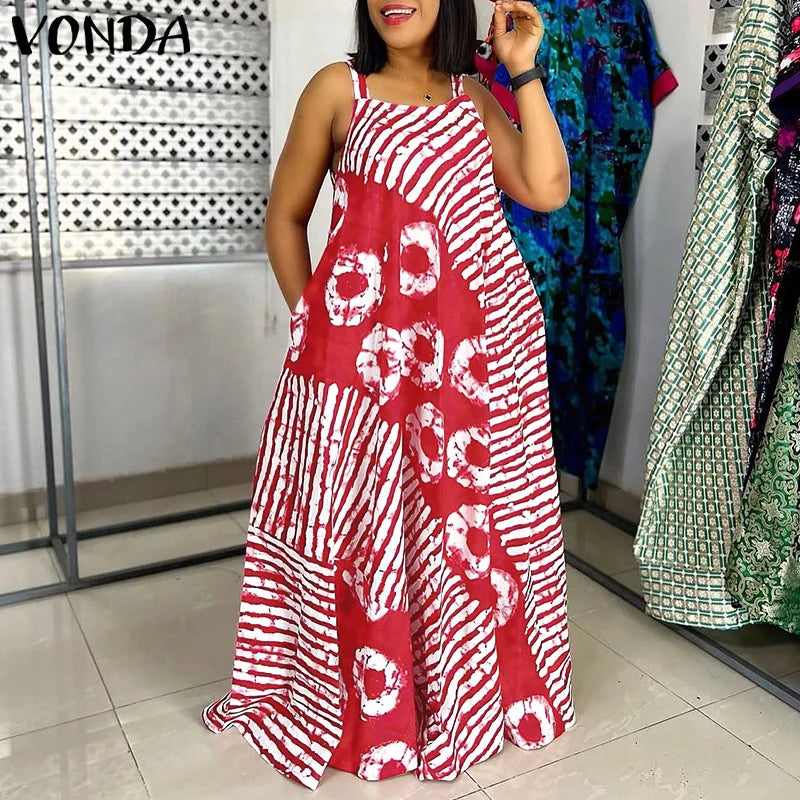 Bohemian Printed Maxi Dress