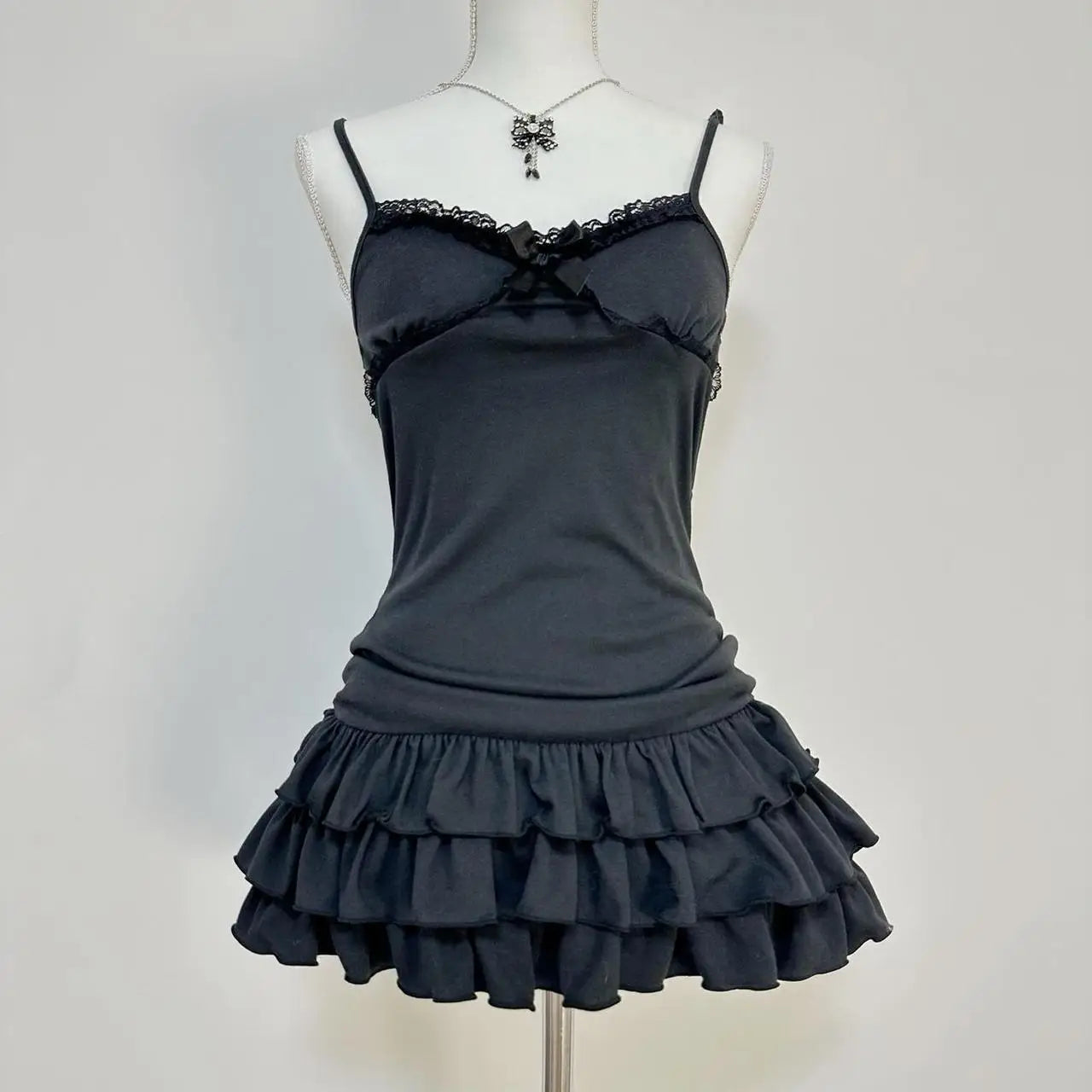 Grid Pattern Dress