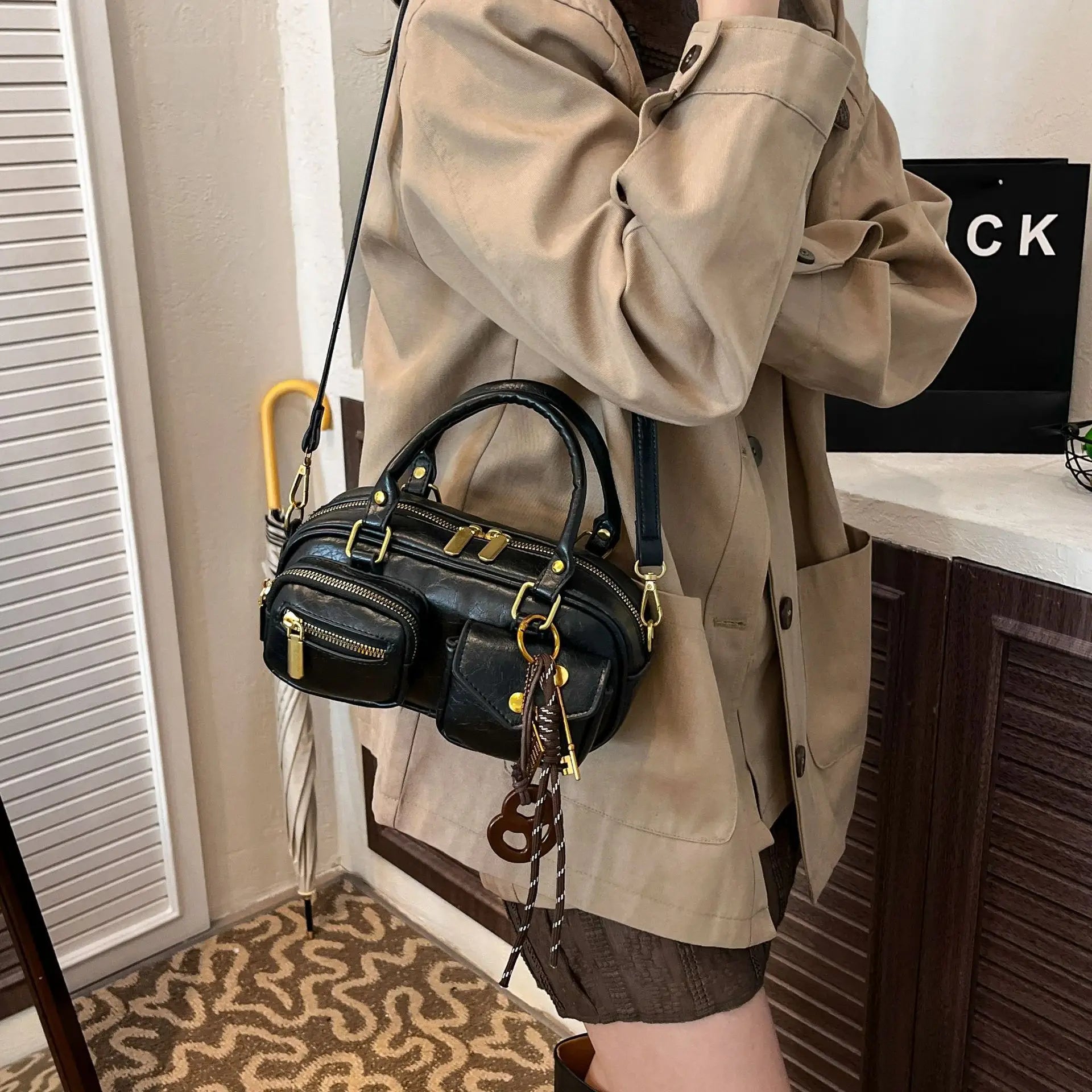 Crossbody Boston Bag