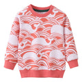 Whale Print Long Sleeve Sweatshirt