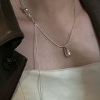 925 Sterling Silver Drop Necklace