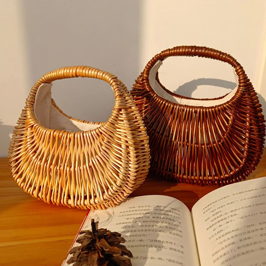 Rattan Straw Bag
