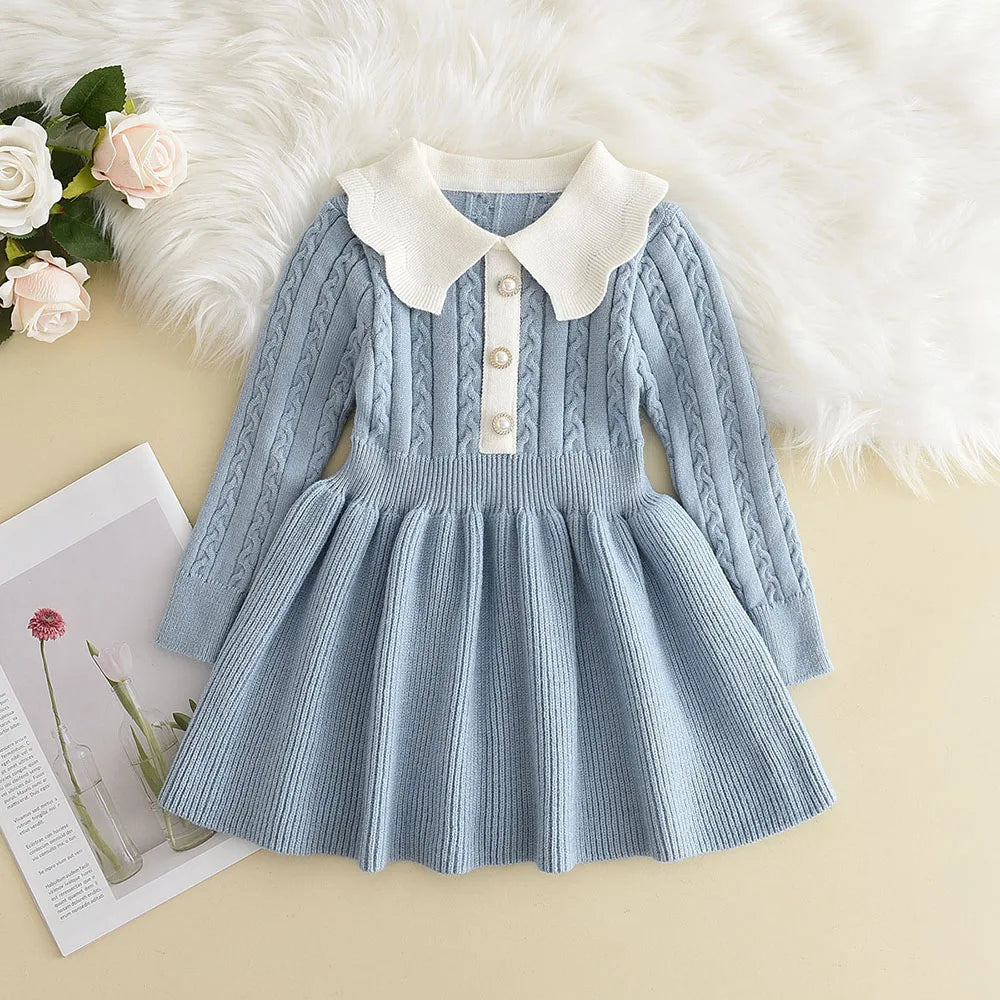 Polka Dots Pleated Dress
