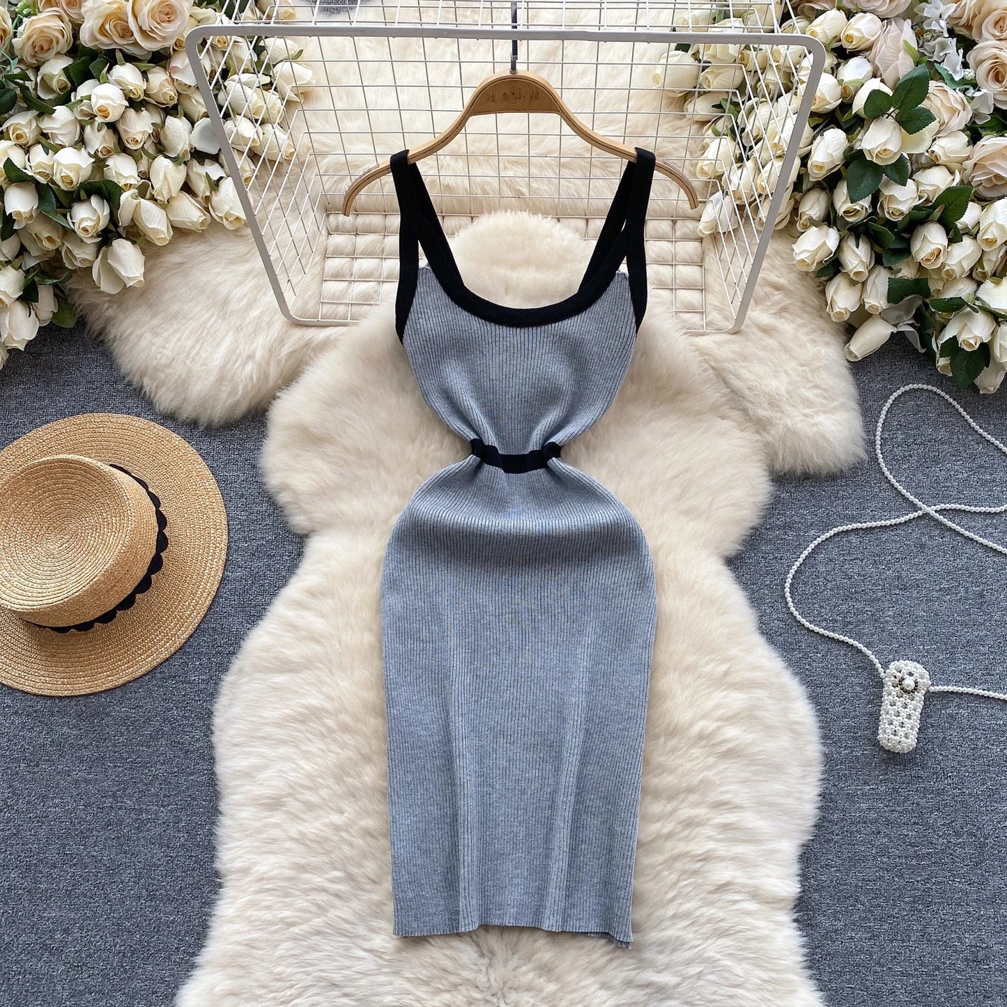 Knitting Wrap Dress