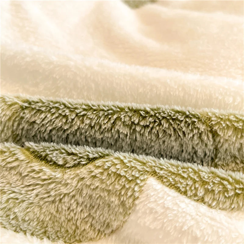 Warm Plush Flannel Duvet Cover