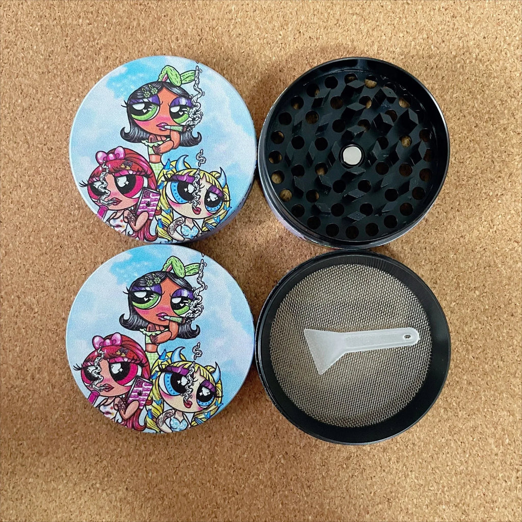 2inch/50mm Smoking Besties Metal Herb Grinder Smoking Accessories