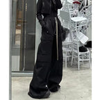 Wide Leg Workwear Pants