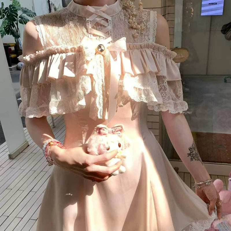 Rhinestone Bow Dress