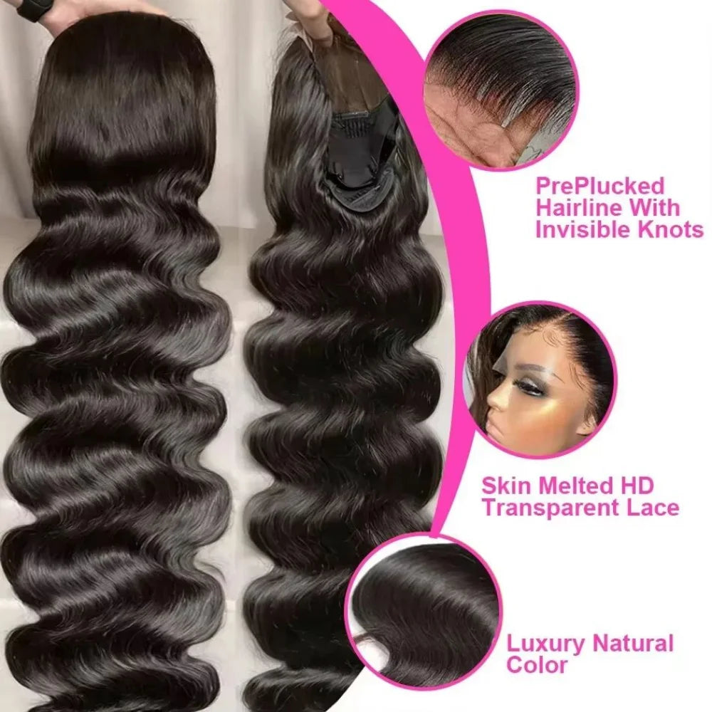 Body Wave Transparent Lace Front Wig