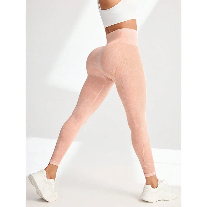Nylon Sanding Yoga Leggings