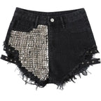 Rivet Denim Shorts