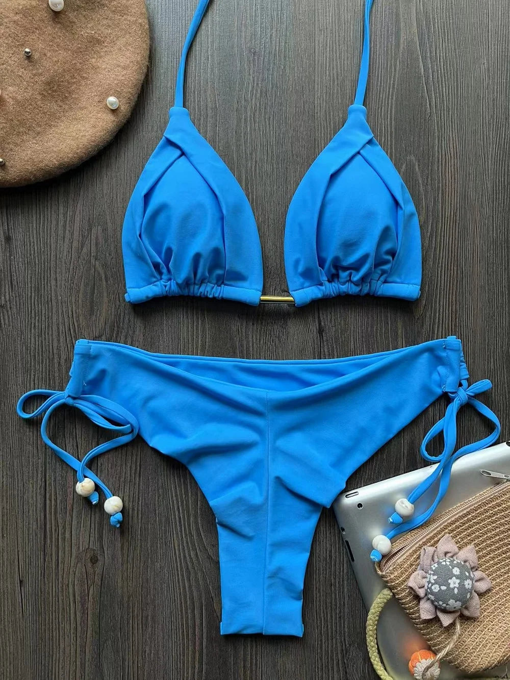 RUOTONGSEPT Folds Bikini
