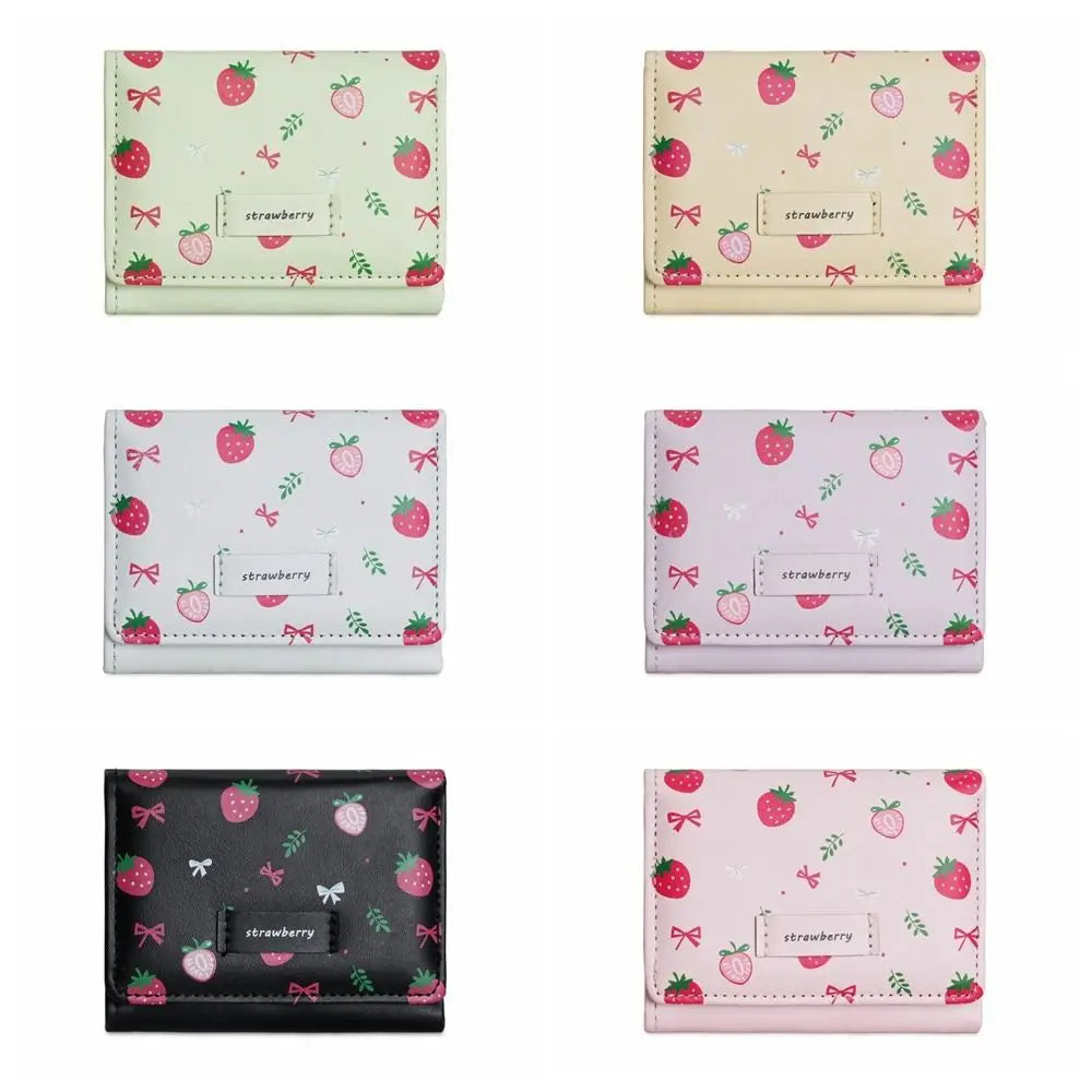 Strawberry Tri-fold Wallet