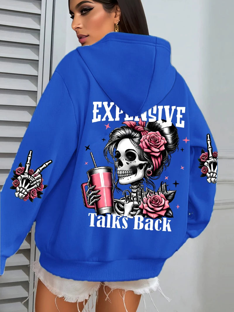 Expensive Talks Back Hoodie