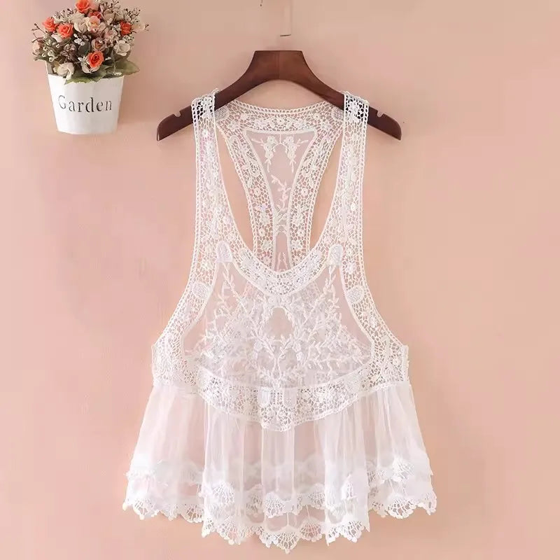 Crochet Lace Racerback