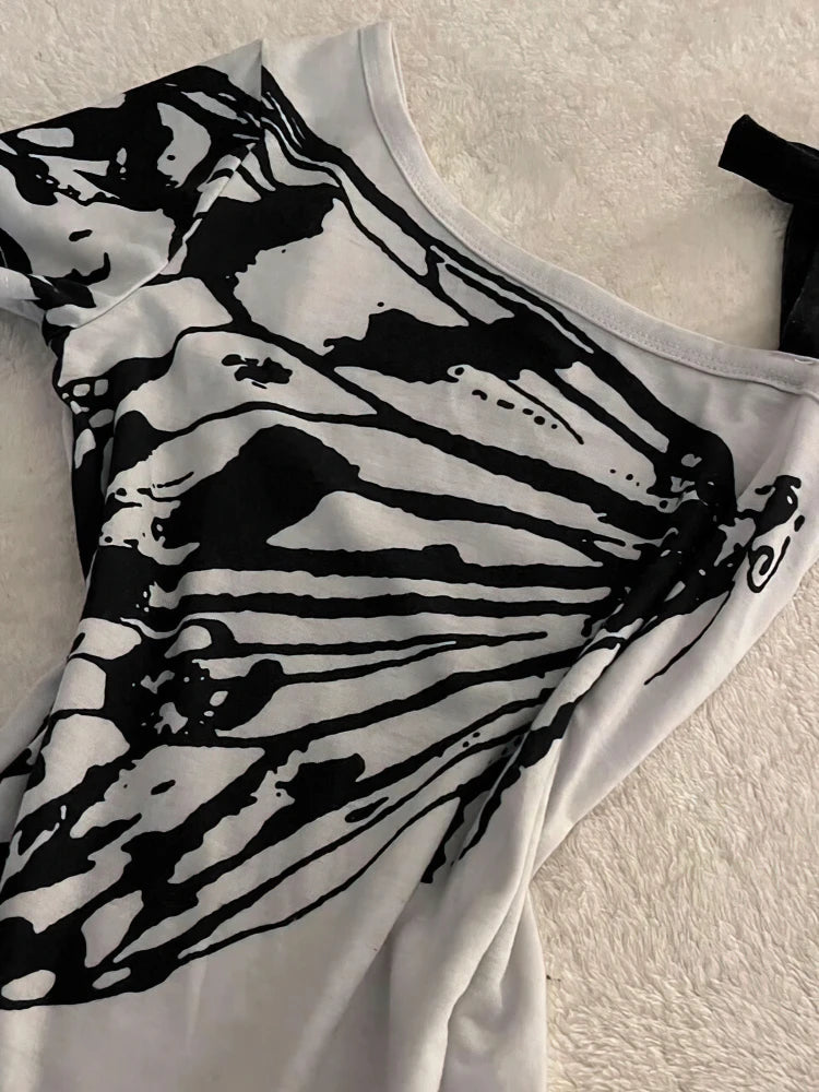 Off Shoulder Butterfly Tee