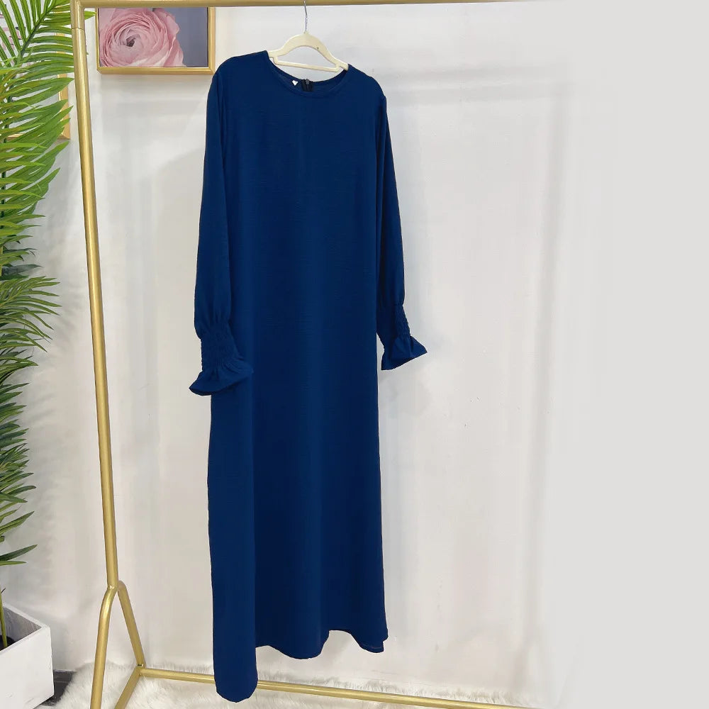Loose-Fit Plain Abaya