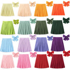 High Waist Skirt With Bowtie