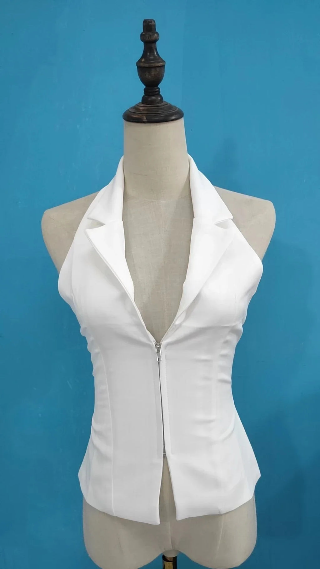 Architectural Halter Top