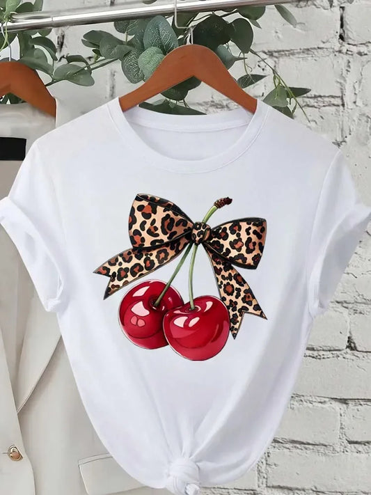 Cherry Print T-Shirt