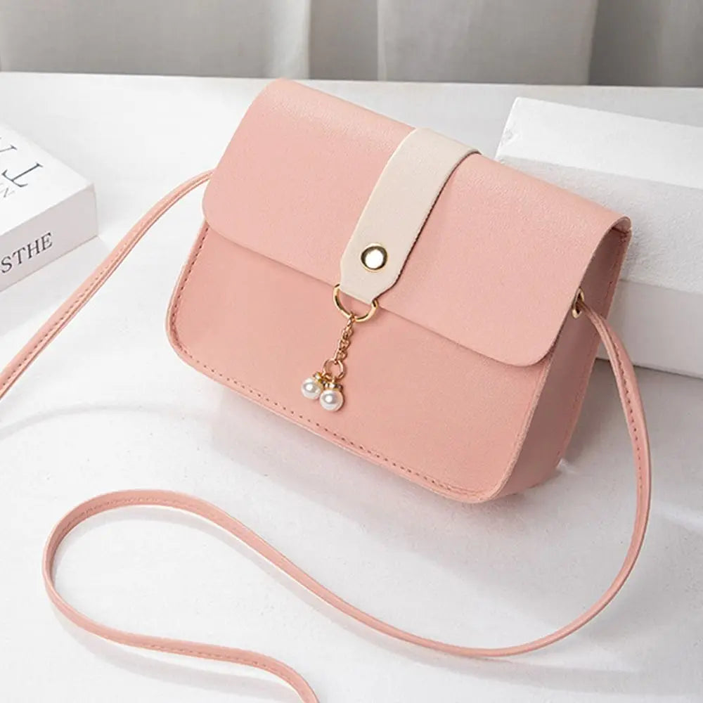 Pearl Accent Mini Crossbody Bag