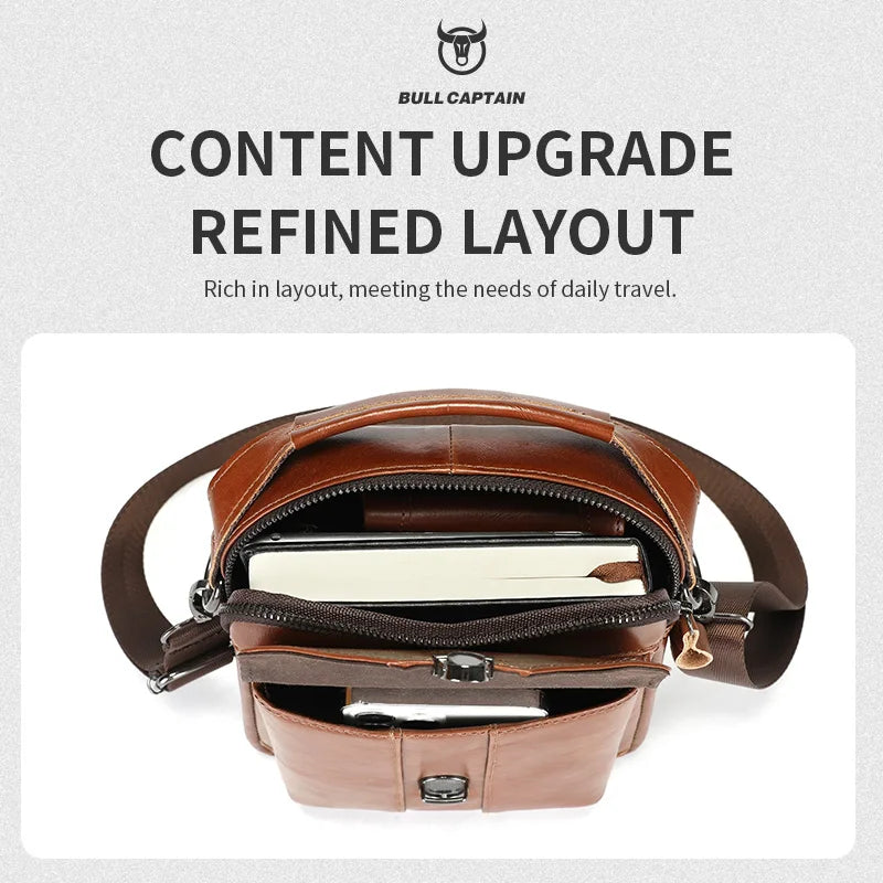 Leather Messenger Bag