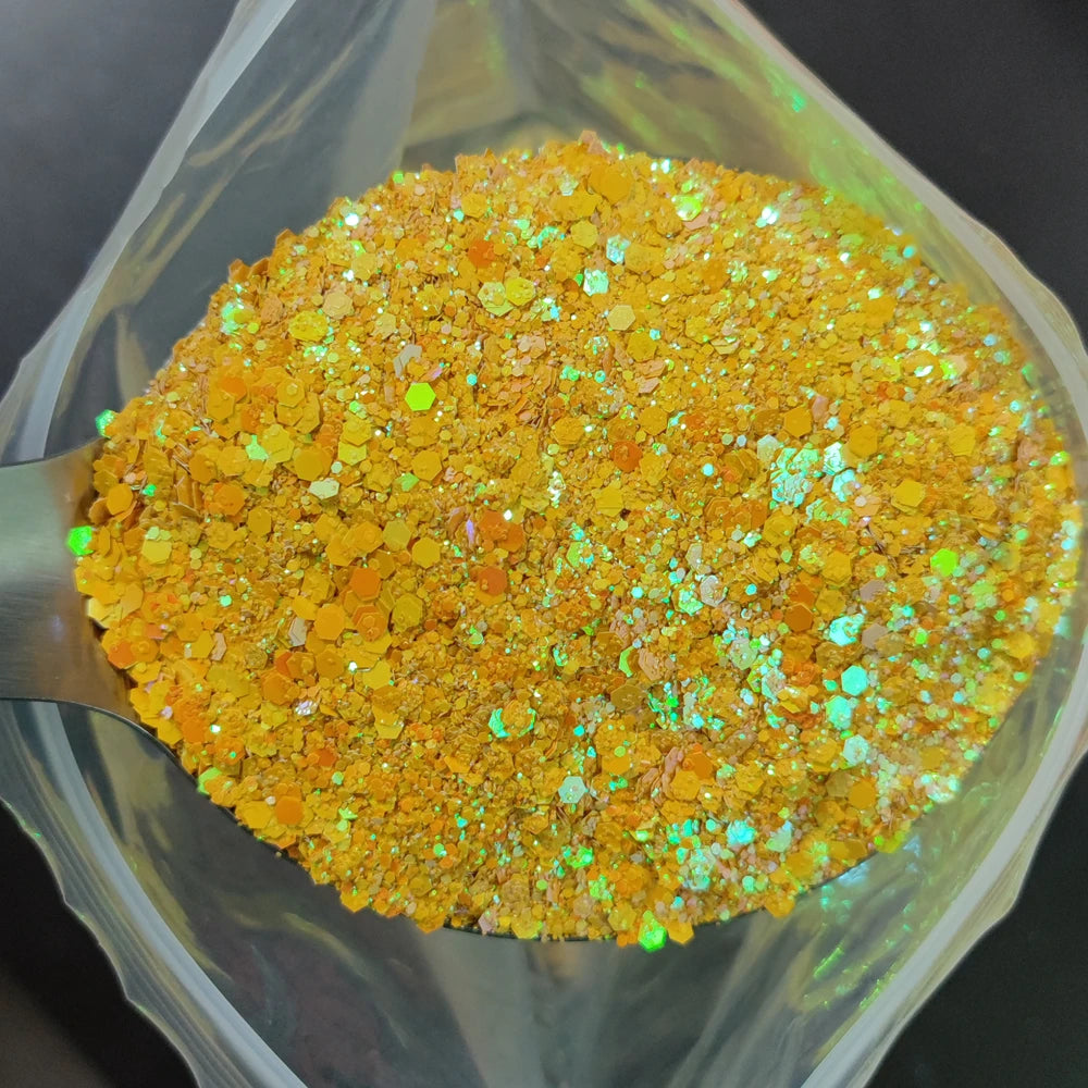 1KG Wholesale Mixed Size Holographic Nails Sequins Manicure Glitter Flakes Paillettes Nail Art Decorations Body/Face Glitter