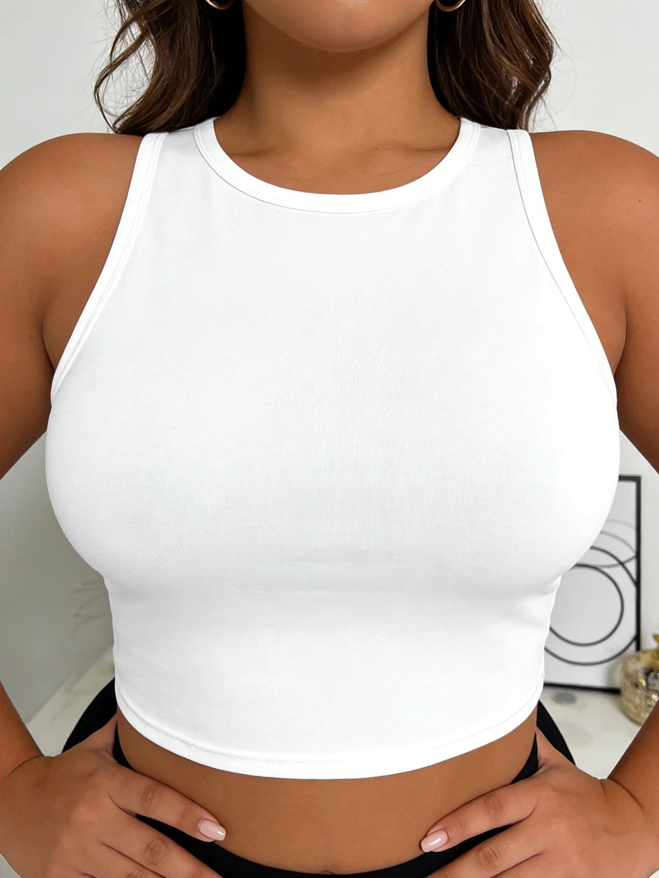 Sleeveless Off-Shoulder Top