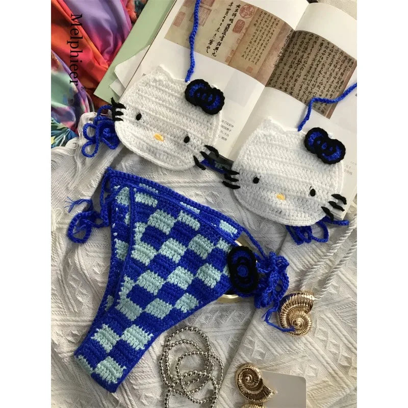 Crochet Kitty Bikini