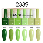 CANNI Nail Gel Polish Set Upgraded HEMA FREE Summer Nails Smooth Texture Ultra Gloss Top Coat Pigmented Gel Soak off UV LED Gel