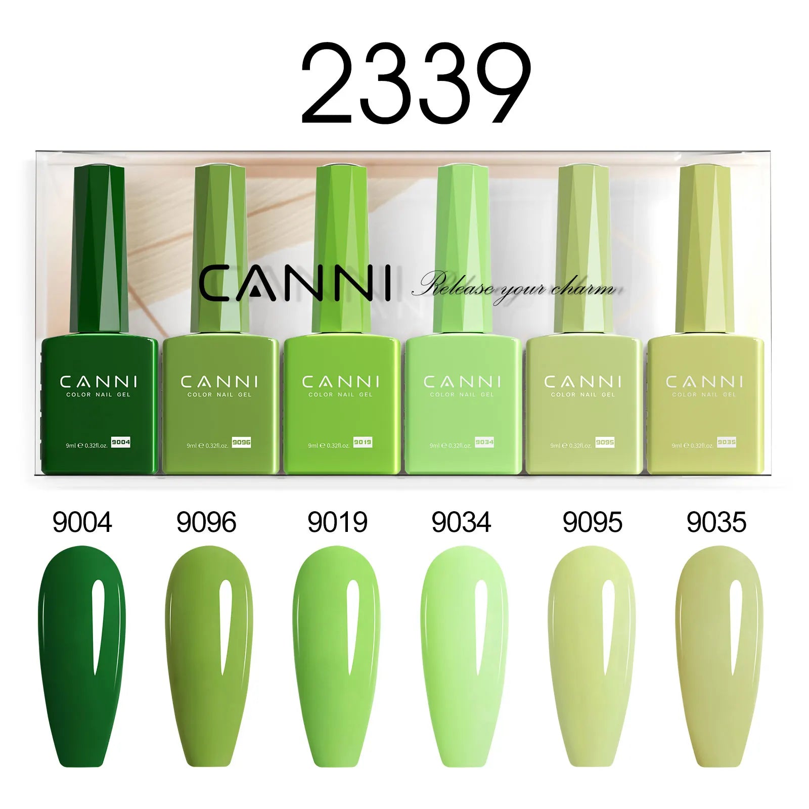 CANNI Nail Gel Polish Set Upgraded HEMA FREE Summer Nails Smooth Texture Ultra Gloss Top Coat Pigmented Gel Soak off UV LED Gel