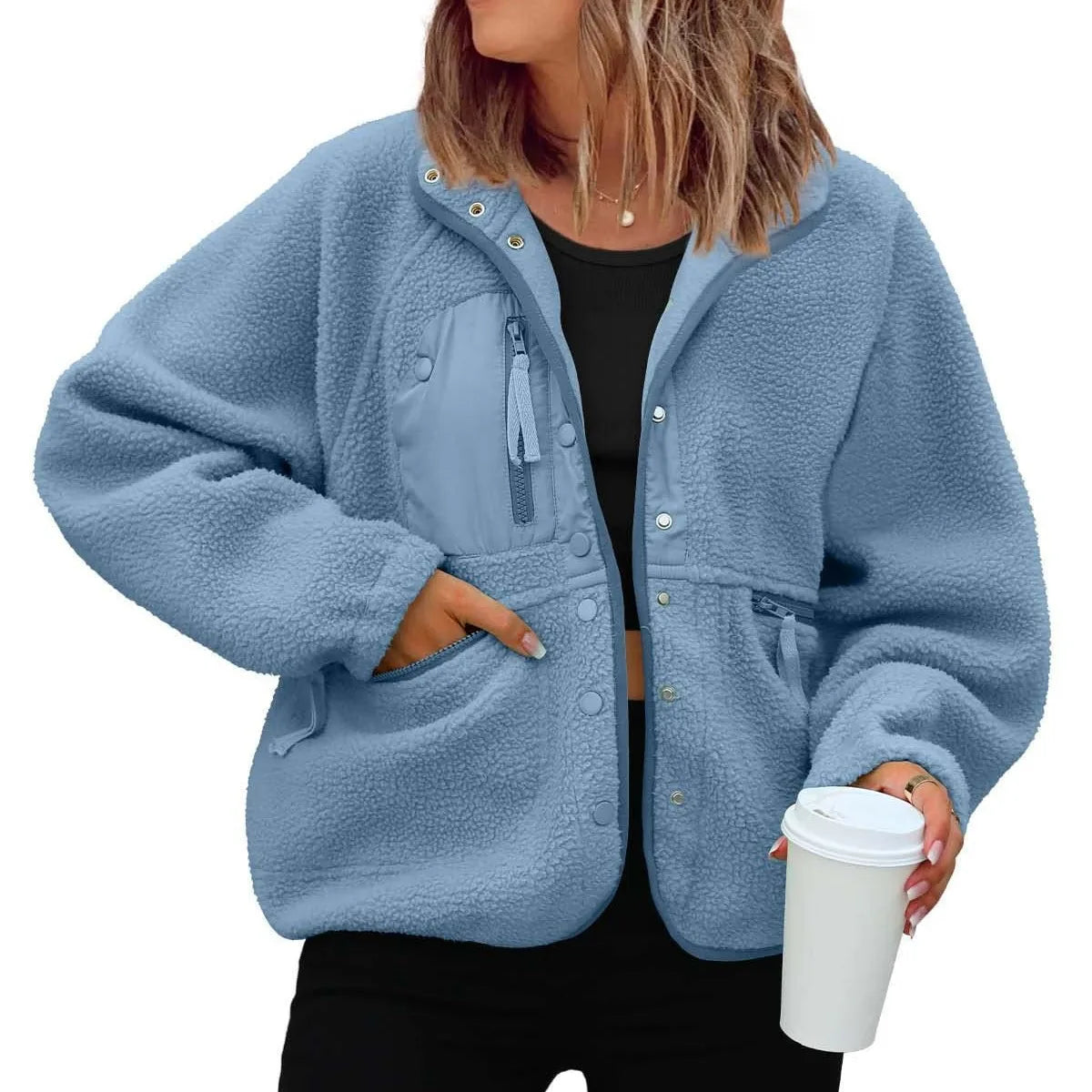 Fleece Loose Jacket