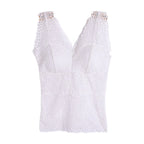 Floral Lace Camisole with Built-in Bra