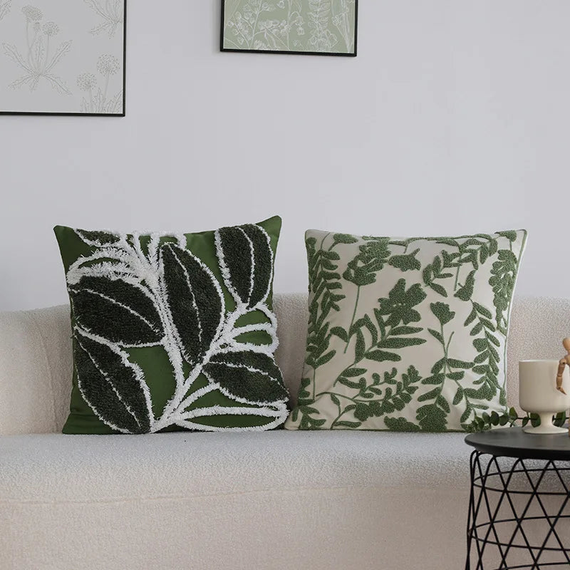 Floral Tufted Pillowcase