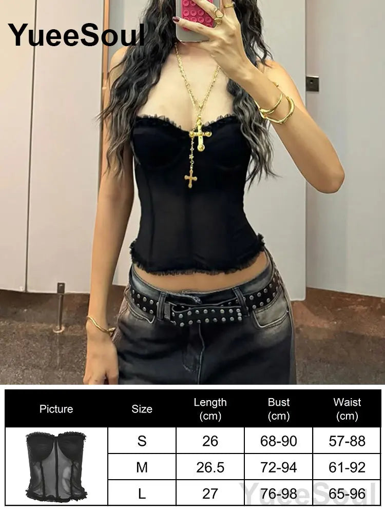 Strapless Corset Bustier Top
