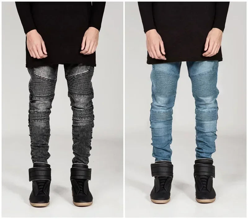 Washed Distressed Jeans