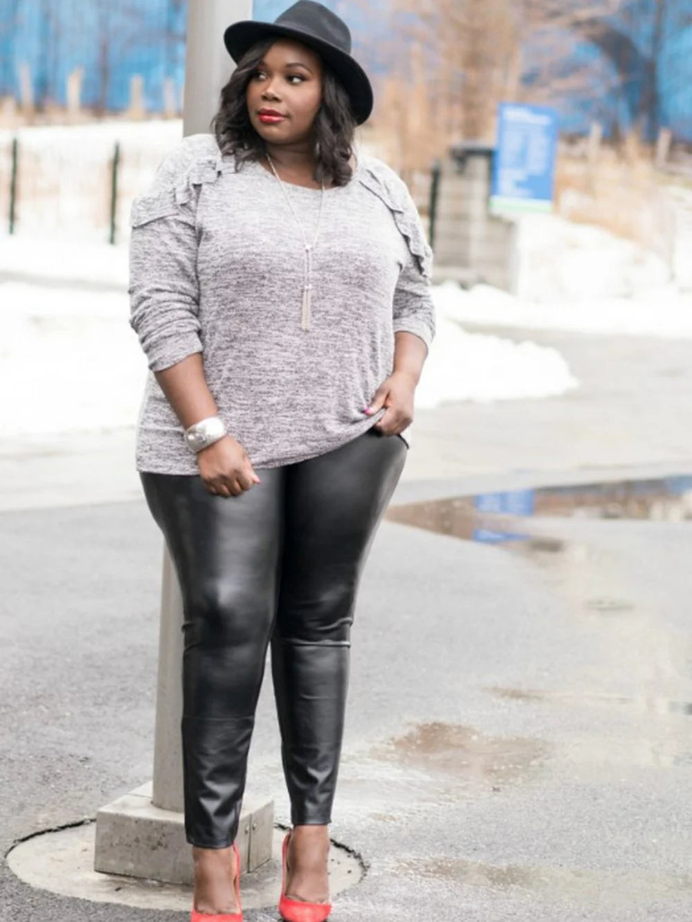 Faux Leather Leggings