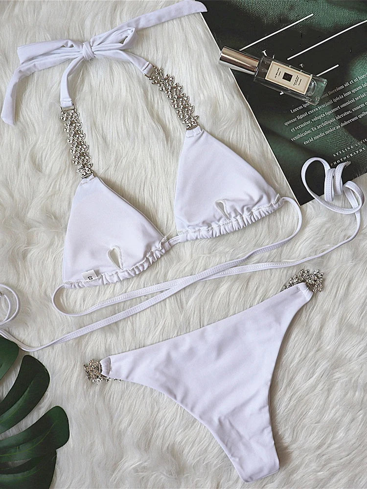 DEAT Lace-Up Bikini