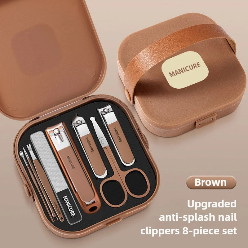 New Anti Splash Nail Clipper Set Portable Hand Withdrawal Trimming Nail Scissors Nail Clippers Nail Clippers Tools